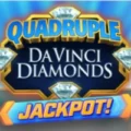 Quadruple Da Vinci Diamonds Jackpot!